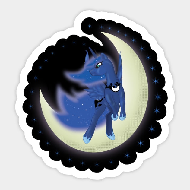 Luna's Star Beam Sticker by TankiBubblz